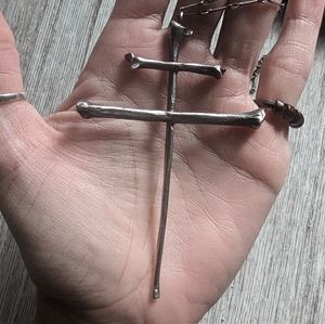 OG LARGE LORRAINE CROSS NECKLACE BY BLOODMILK